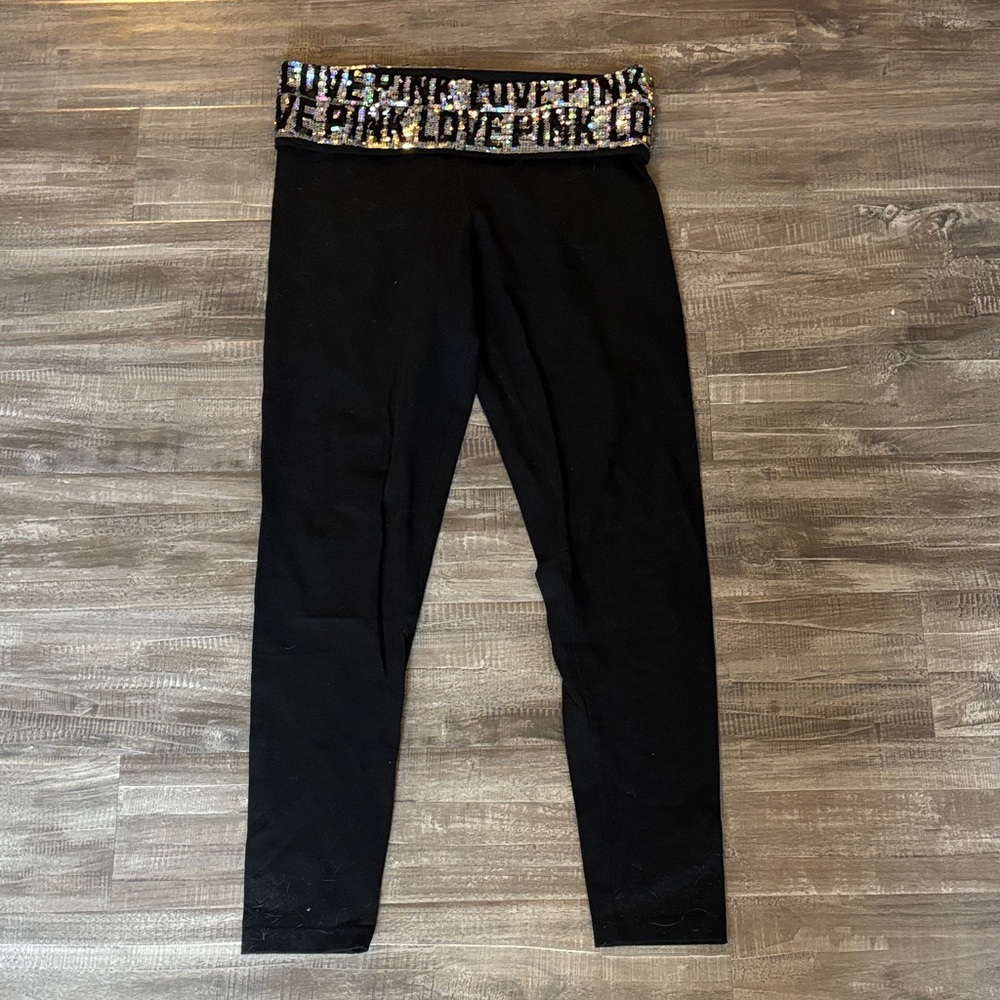 Victoria’s Secret PINK bling leggings